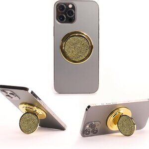 HANDL Gold Glitter Universal Phone Grip & Stand (BRAND‎ NEW IN PACKAGE!)